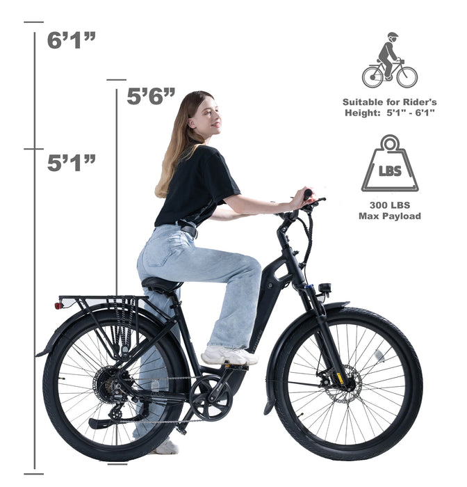 Revibikes Oasis Electric Bike - Max Speed 25MPH