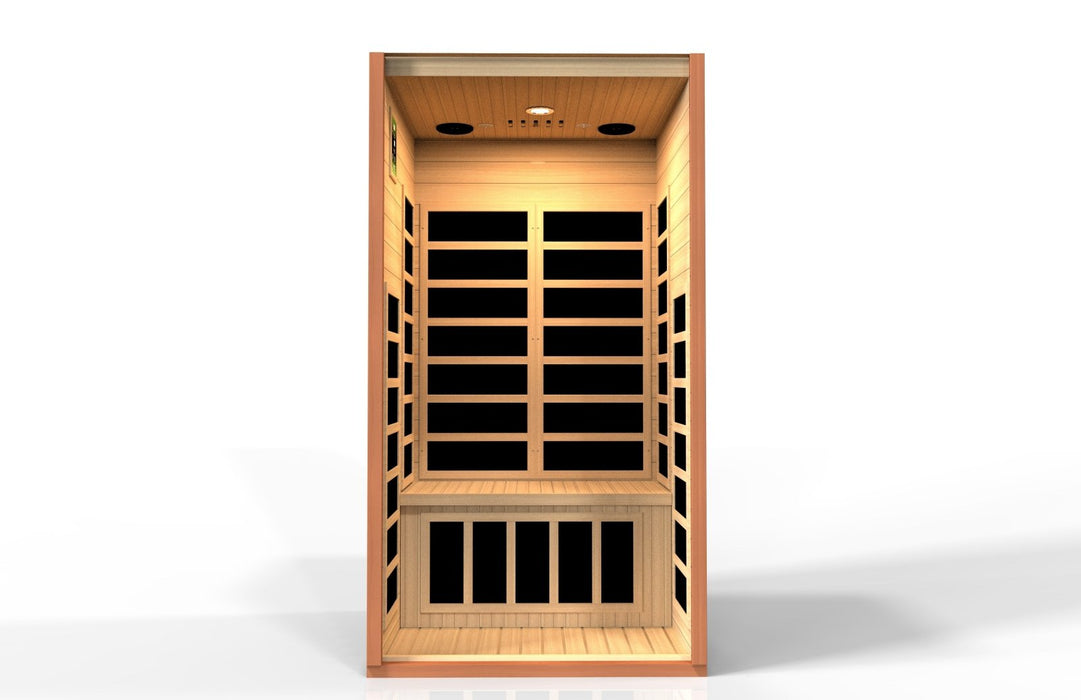 Golden Designs Low EMF 2-Person Dynamic "Avila" FAR Infrared Sauna