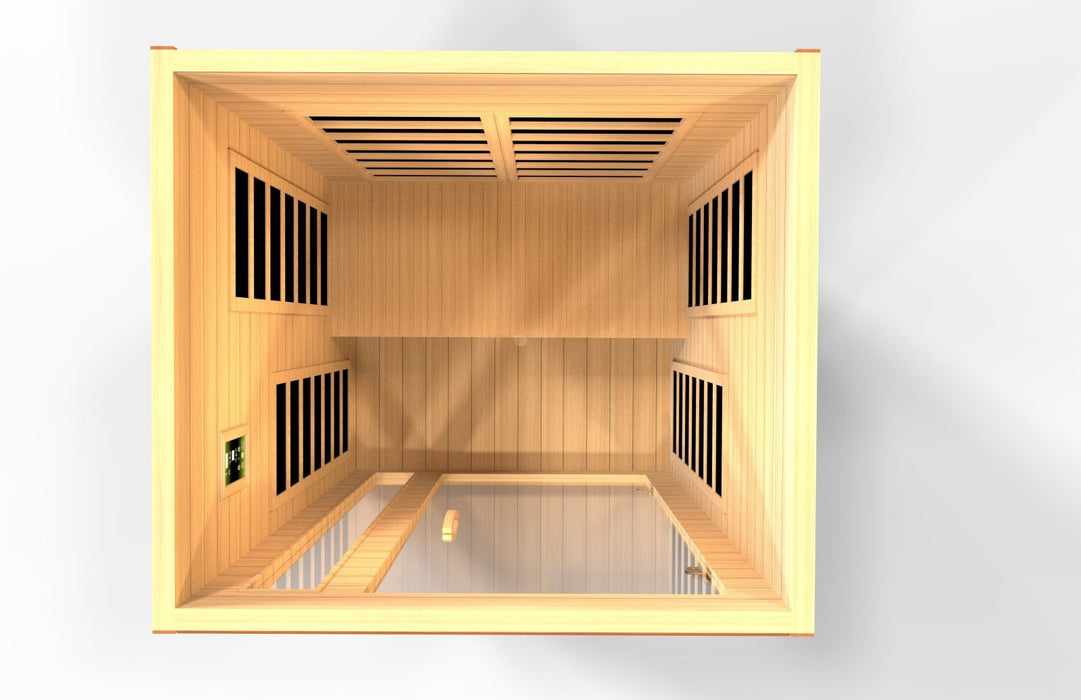 Golden Designs Low EMF 2-Person Dynamic "Cordoba" FAR Infrared Sauna