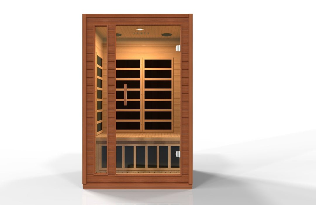 Golden Designs Low EMF 2-Person Dynamic "Cordoba" FAR Infrared Sauna