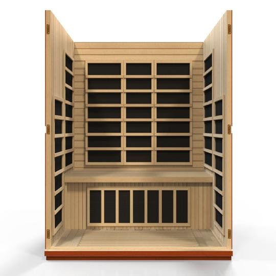 Golden Design Low EMF 3-Person Dynamic "Bellagio" Infrared Sauna