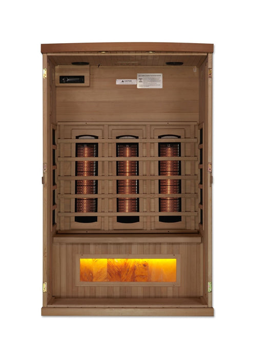 Golden Designs Near Zero EMF 2-Person Full Spectrum PureTech™ Infrared Sauna