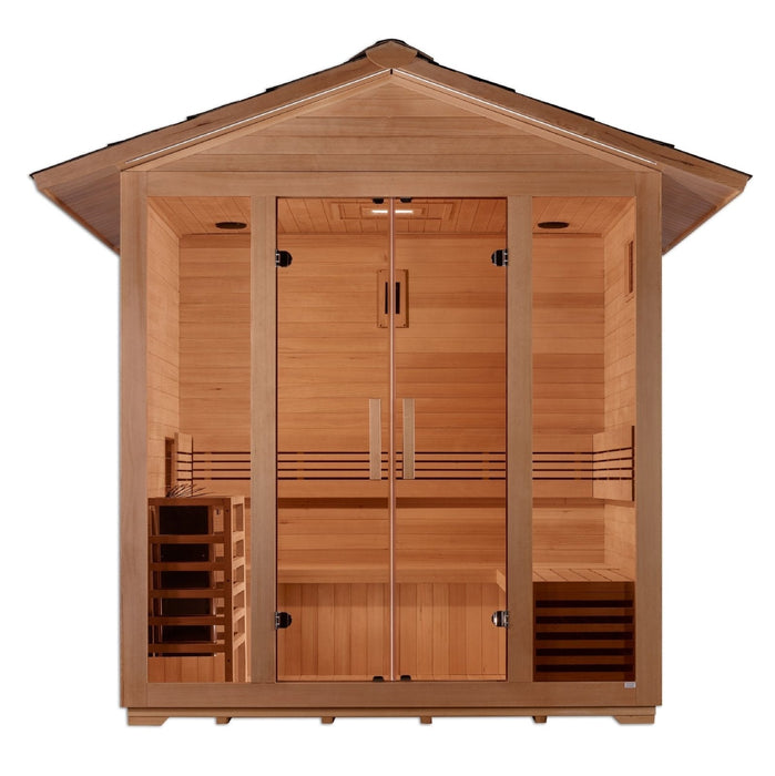 Golden Designs "Vorarlberg" 5-Person Traditional Outdoor Steam Sauna