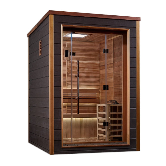 Golden Designs "Narvik" 2-Person Indoor/Outdoor Traditional Sauna