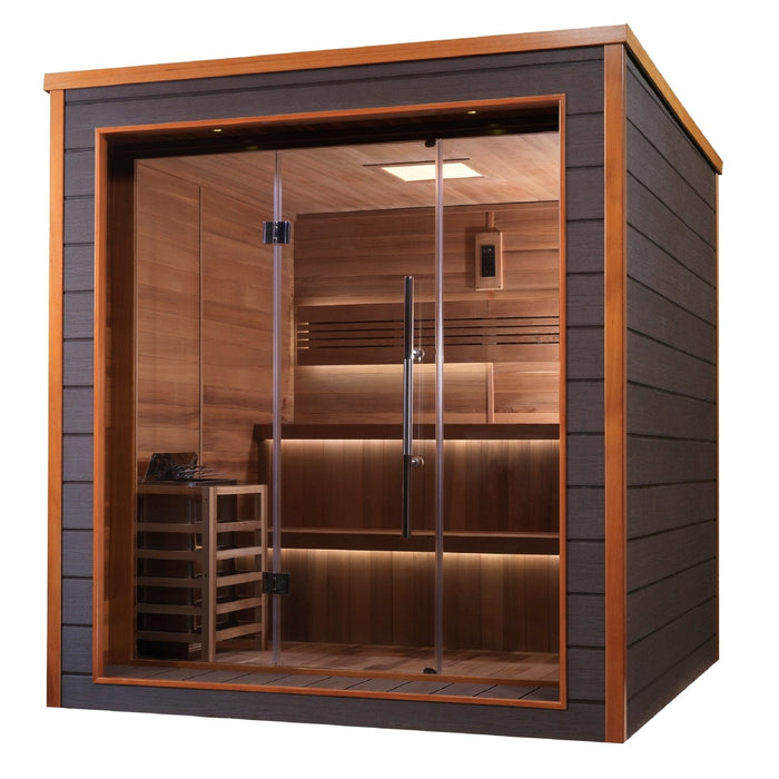 Golden Designs "Bergen" 6-Person Indoor/Outdoor Traditional Steam Sauna