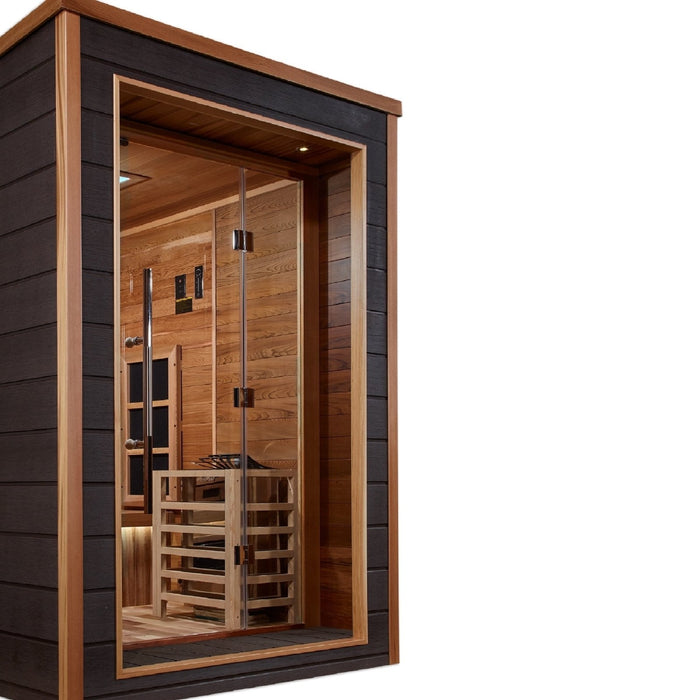 Golden Designs "Karlstad" 6-Person Indoor/Outdoor PureTech™ Full Spectrum Hybrid Sauna