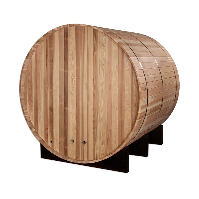 Golden Designs "Arosa" 4-Person Outdoor Barrel Traditional Sauna