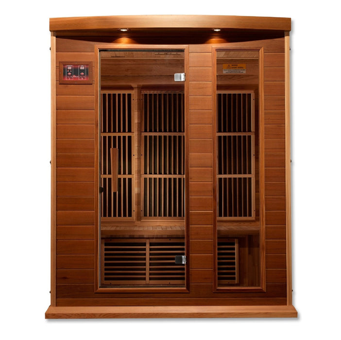 Golden Design Low EMF 3-Person Maxxus FAR Infrared Sauna Cedar Edition
