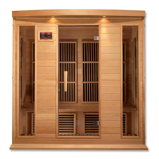 Golden Design Low EMF 4-Person Maxxus FAR Infrared Sauna