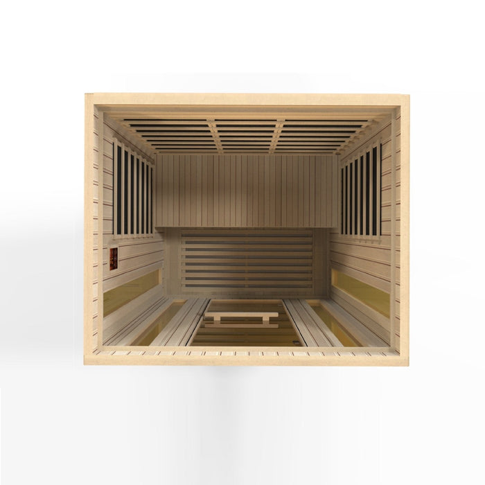 Golden Designs 3-Person Maxxus "Trinity"  Low EMF FAR Infrared Sauna